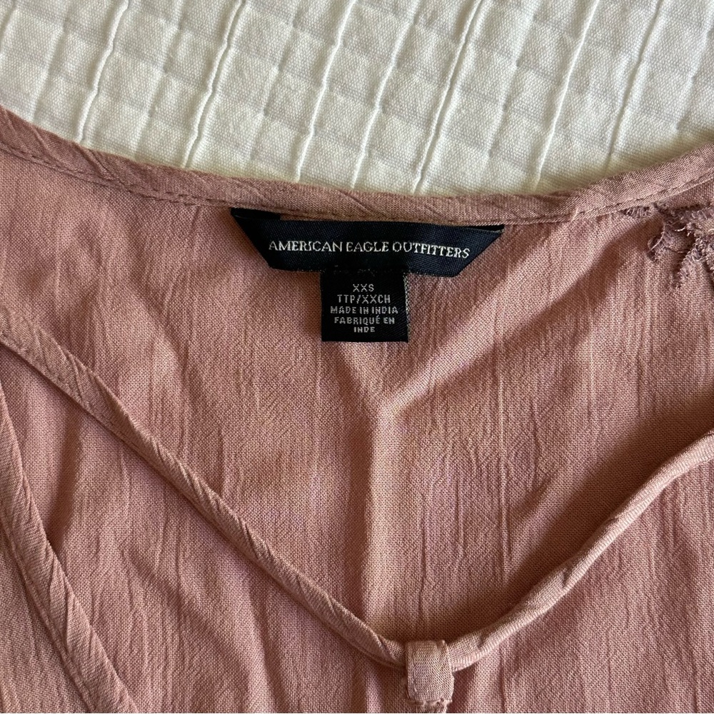 American Eagle Floral Embroidered Dress - Picture 5 of 5